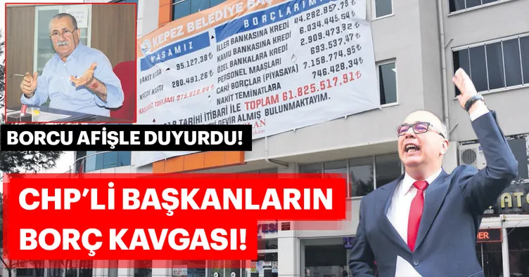 CHP’li başkanların borç kavgası