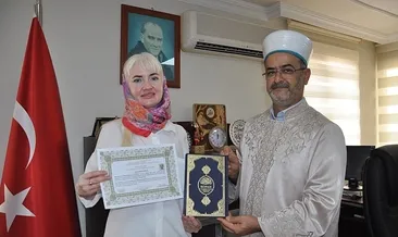 'Kalbimin sesini dinleyip Müslüman oldum' #mersin