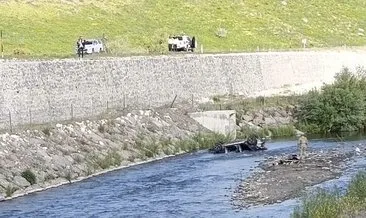Erzurum'da feci kaza! Otomobil dereye uçtu bir aile yok oldu! #erzurum