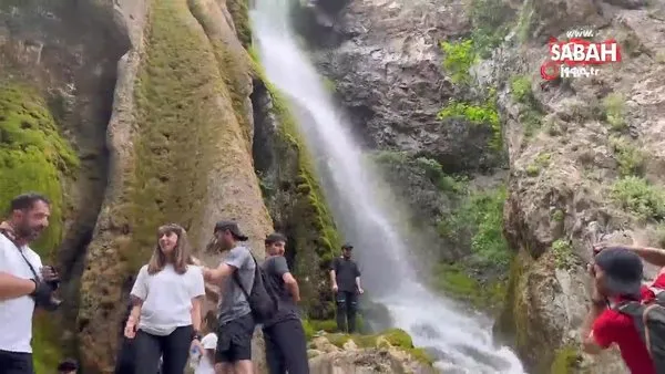 Yüksekovalı dağcılar Kaval Şelalesi’ni gezdi | Video