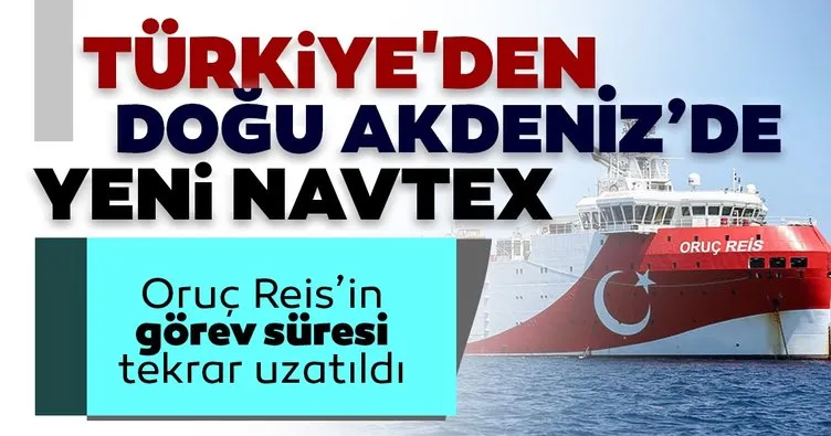 Doğu Akdeniz’de Oruç Reis için yeni NAVTEX ilan edildi