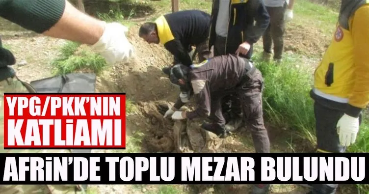 PKK/YPG tarafından katledilen 110 ÖSO askerinin toplu mezarı ortaya çıkarıldı