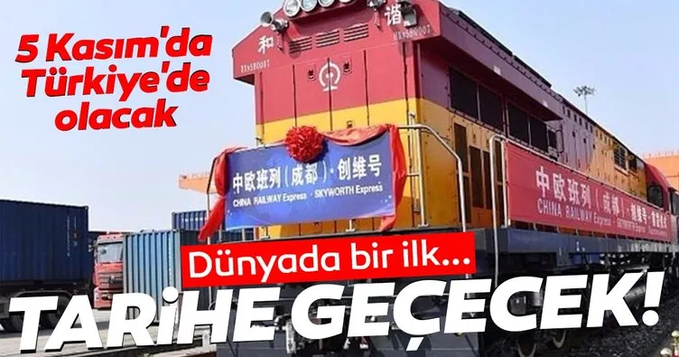 İpek Yolu’nun ilk yük treni 5 Kasım’da Türkiye’ye gelecek