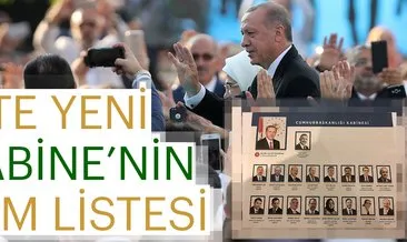 Başkan Erdoğan Yeni Kabine’yi açıkladı | İşte Yeni Kabine’nin ilk isimleri