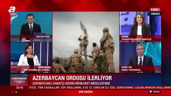 A Haber canlı yayınında tüyler diken diken! Azerin Çırpınırdı Karadeniz türküsünü söyledi | Video