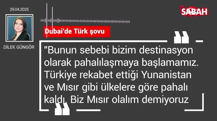 Dilek Güngör | Dubai'de Türk şovu