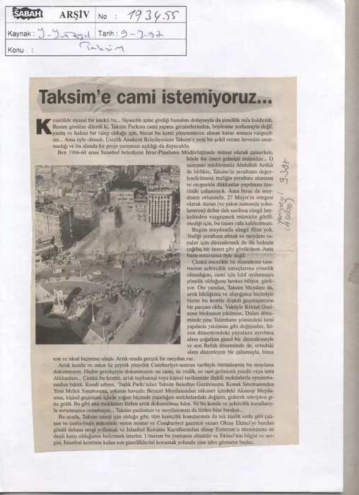 Yapımına karşı çıkmışlardı: Büyük gün geldi! İşte Taksim Camii manşetleri