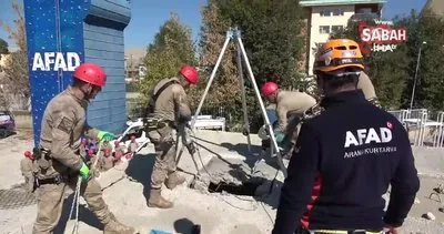 Van’da PÖH ve jandarmadan nefes kesen deprem tatbikatı | Video