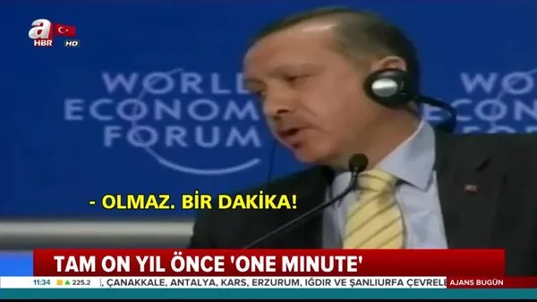 Cumhurbaşkanı Erdoğan, 10 yıl önce Davos'ta böyle meydan okumuştu 