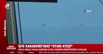 Son dakika! Rusya o görüntüleri yayınladı. İşte Karadeniz’deki uyarı ateşi | Video