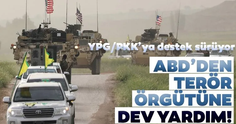 ABD’den terör örgütü YPG/PKK’ya dev destek!