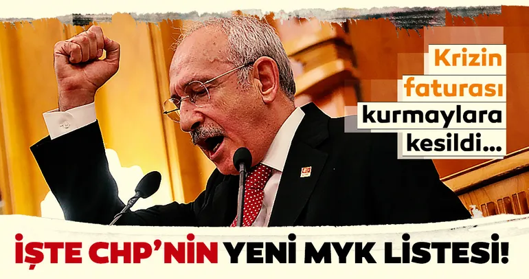 SABAH CHP’nin yeni MYK listesine ulaştı