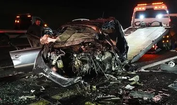 Ankara’da feci kaza! 2 otomobil kafa kafaya çarpıştı: 4 ölü, 1 yaralı #ankara