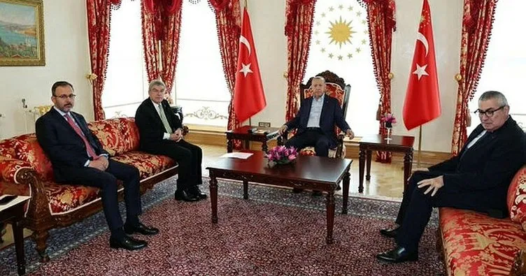 Başkan Erdoğan, Uluslararası Olimpiyat Komitesi Başkanı Bach’i kabul etti