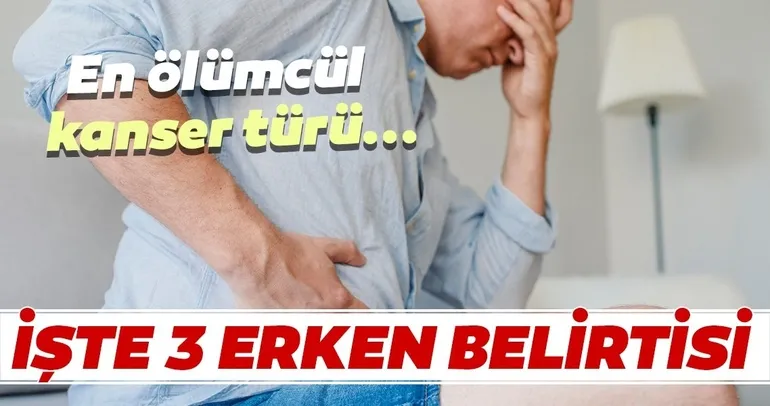 Pankreas kanserinin 3 erken belirtisi