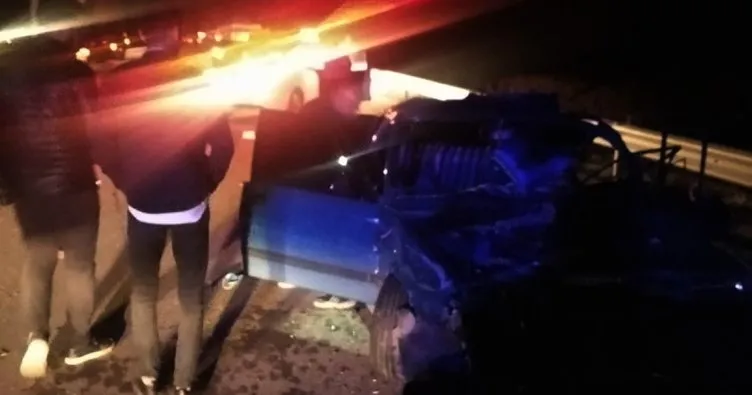 Gaziantep’te TIR, park halindeki otomobile çarptı: 1 ölü, 3 yaralı