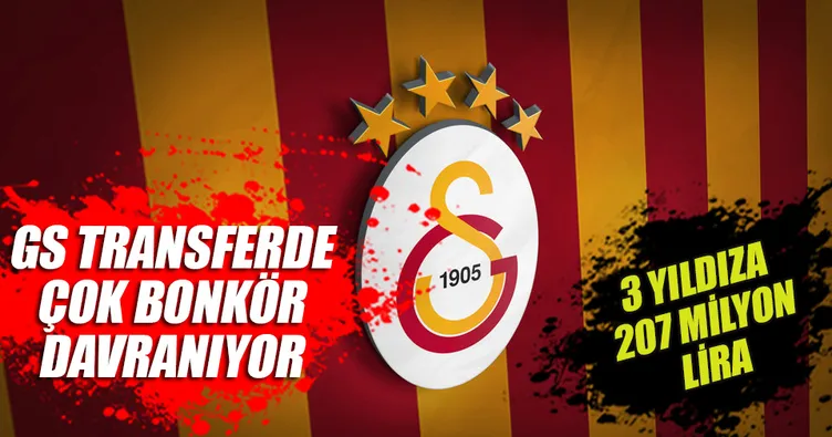 Üç yıldıza 207 milyon TL