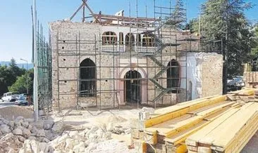 İbradı’da tarihi yapılar onarılıyor