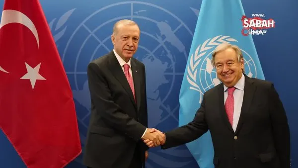 Cumhurbaşkanı Erdoğan, BM Genel Sekreteri Guterres ile görüştü | Video