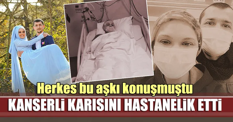 Herkesin aşkını konuştuğu adam kanserli eşini döverek hastanelik etti