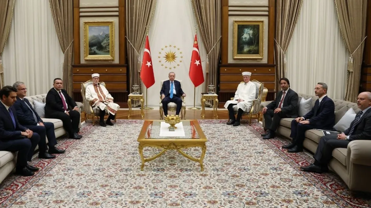 Başkan Erdoğan, İbrahim Şerif'i kabul etti