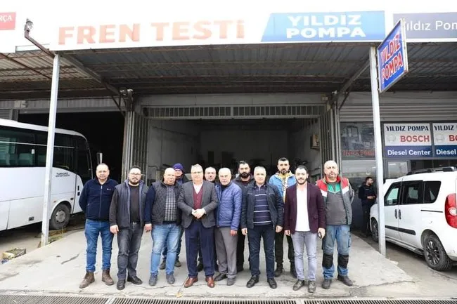 Başkan Çerçi’den küçük sanayi esnafına ziyaret