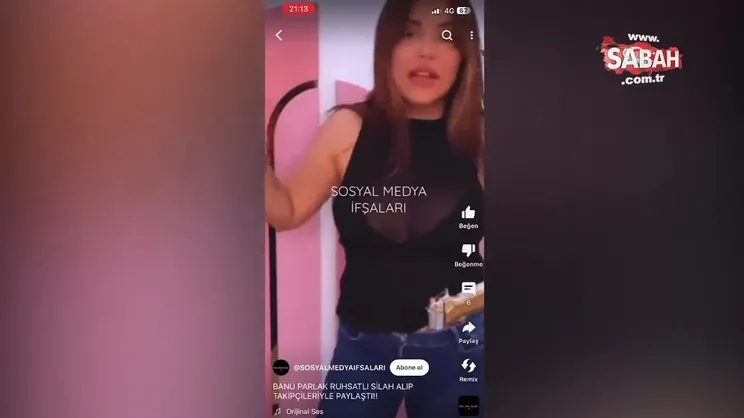 Banu Parlak gözaltına alındı! Polis evinde ruhsatsız silah buldu