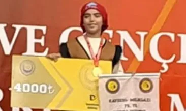Zeynep’in gurur pozu  Okçulukta Türkiye şampiyonu oldu