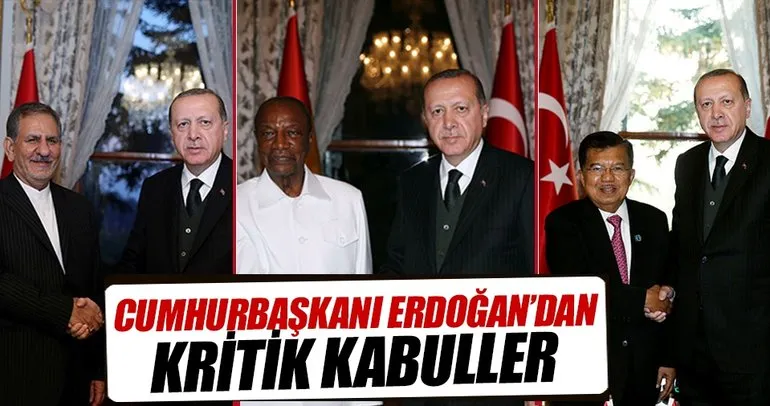 Cumhurbaşkanı Erdoğan’dan kritik kabüller