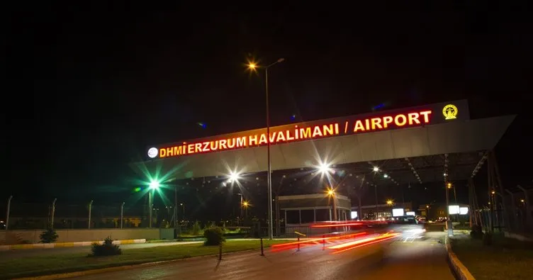 Erzurum Havalimanı’nda yolcu hareketliliği