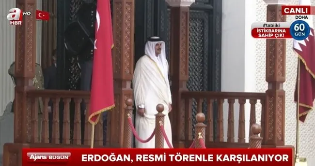 Cumhurbaşkanı Erdoğan Katar’da