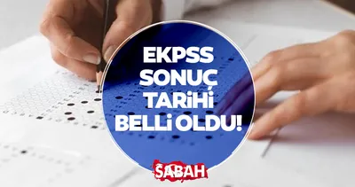 EKPSS SONUÇLARI AÇIKLANDI MI? Gözler ÖSYM sonuç ekranında! EKPSS sonuçları ne zaman açıklanacak?