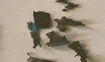 İşte kalleş teröristlerin hazırladığı bombanın parçaları... Çivi, demir parçaları, Nitro Selüloz ve TNT...