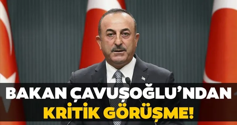 Son dakika haberi... Dışişleri Bakanı Mevlüt Çavuşoğlu, NATO Genel Sekreteri ile görüştü