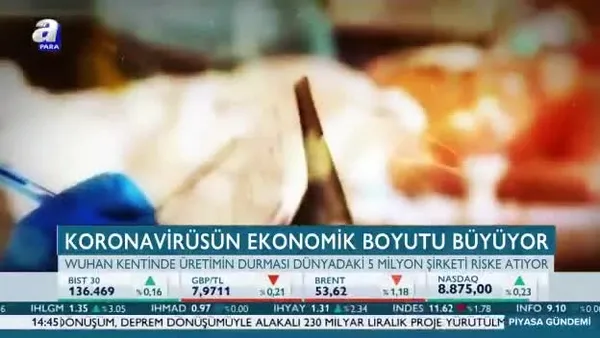 Koronavirüsün ekonomik boyutu büyüyor