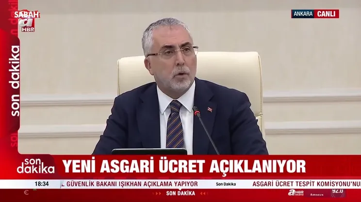 Bakan Işıkhan asgari ücreti açıkladı!