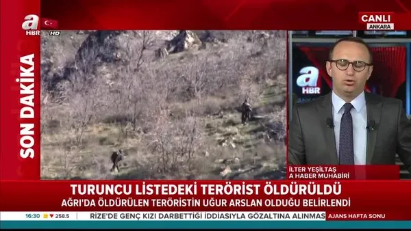 Turuncu listedeki terörist Uğur Arslan öldürüldü