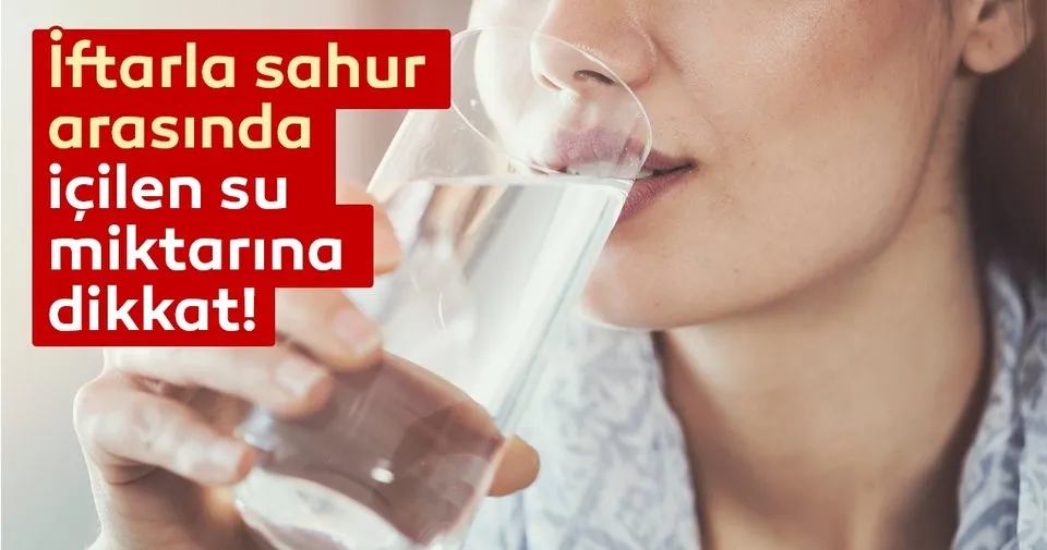 diyetisyen mutlu iftarla sahur arasinda 2 5 litre su icin ramazan haberleri