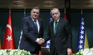 Başkan Erdoğan’a bir destek de Sırp lider Dodik’ten