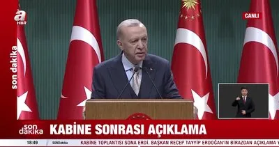 Kabine Toplantısı sonrası Başkan Erdoğan’dan önemli açıklamalar! Başkan Erdoğan’dan jet yakıtı yalanına sert tepki