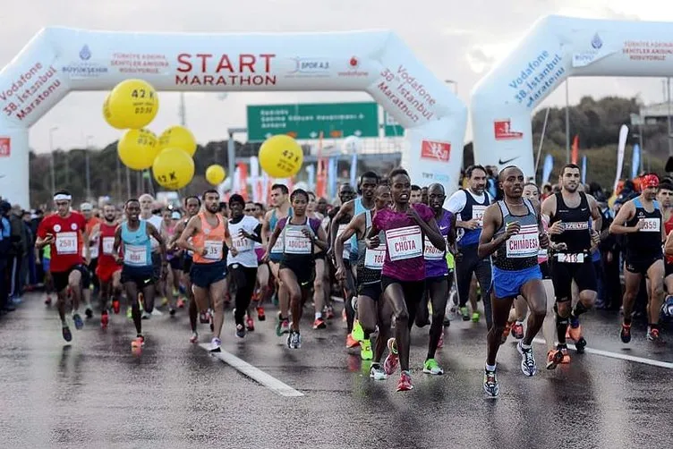 Vodafone 38. İstanbul Maratonu’ndan kareler