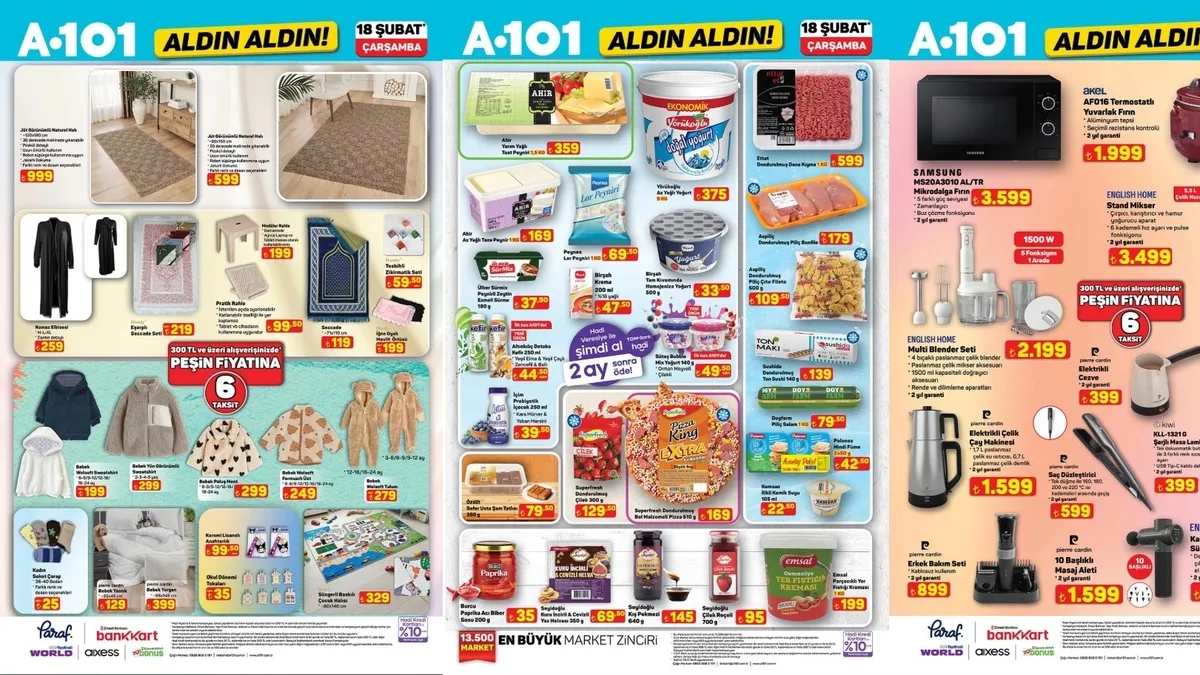 Ramazan öncesi A101’den kaçırılmayacak fırsatlar! Osmanlı şerbeti, şam tatlısı... 18 Şubat A101’de!