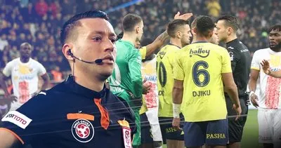 Son dakika haberi: Kayserispor-Fenerbahçe maçına Zorbay Küçük damga vurdu! Penaltılar ve kırmızı kartlar havada uçuştu