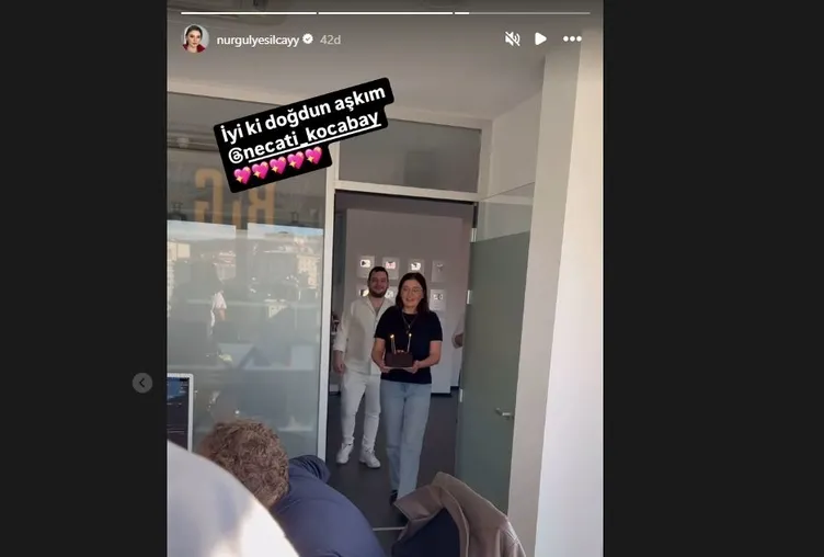 Nurgül Yeşilçay’dan büyük sürpriz! Bakın sevgilisi Necati Kocabay’ın doğum gününü nasıl kutladı...