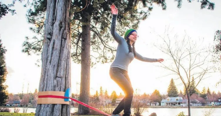 Yeni trend: İp üstünde yürüme