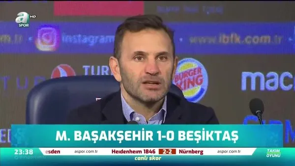 Okan Buruk'un Beşiktaş maçı sonrası açıklamalar