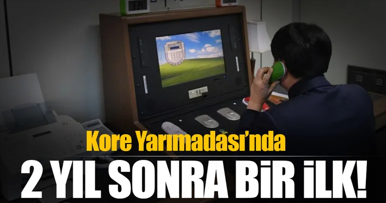 Kore Yarımadası’nda 2 yıl sonra bir ilk!