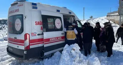 Ambulansı belediye ekipleri kurtardı #gaziantep