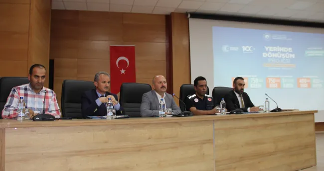 ‘Yerinde Dönüşüm’ projesi deprem bölgesine anlatılıyor ‘Yerinde Dönüşüm’ projesi deprem bölgesine anlatılıyor