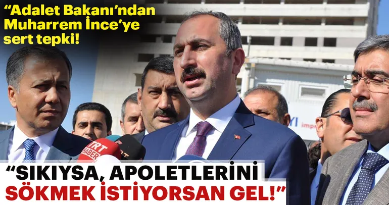 Adalet Bakanı Gülden İnceye sert tepki